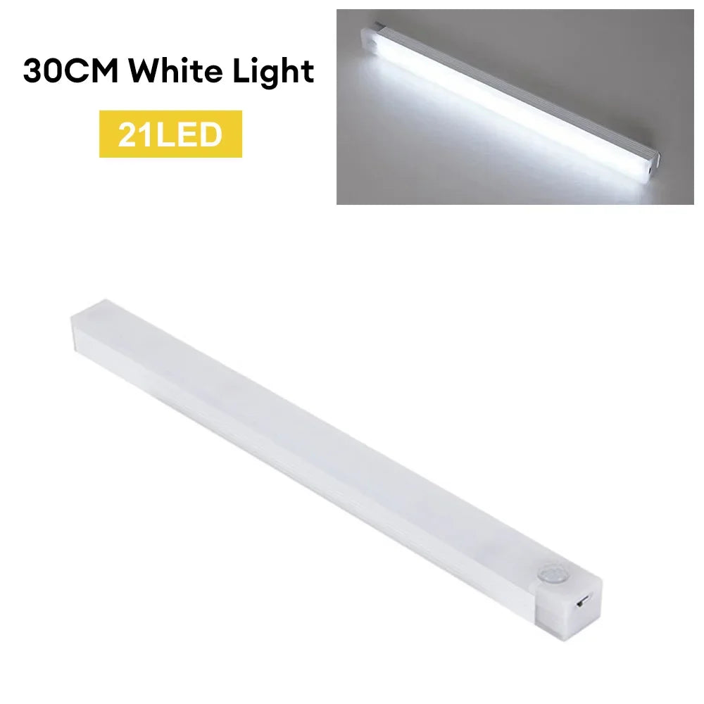 LunarBlend Motion Sensor LED Light – USB-C Rechargeable Wireless Cabinet Light (10–50cm)
