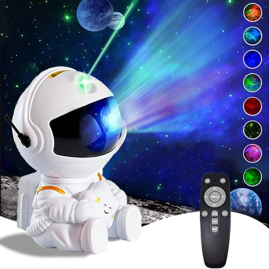 LunarBlend Star Projector Galaxy Night Light Astronaut Space Projector | Starry Nebula LED Ceiling Lamp