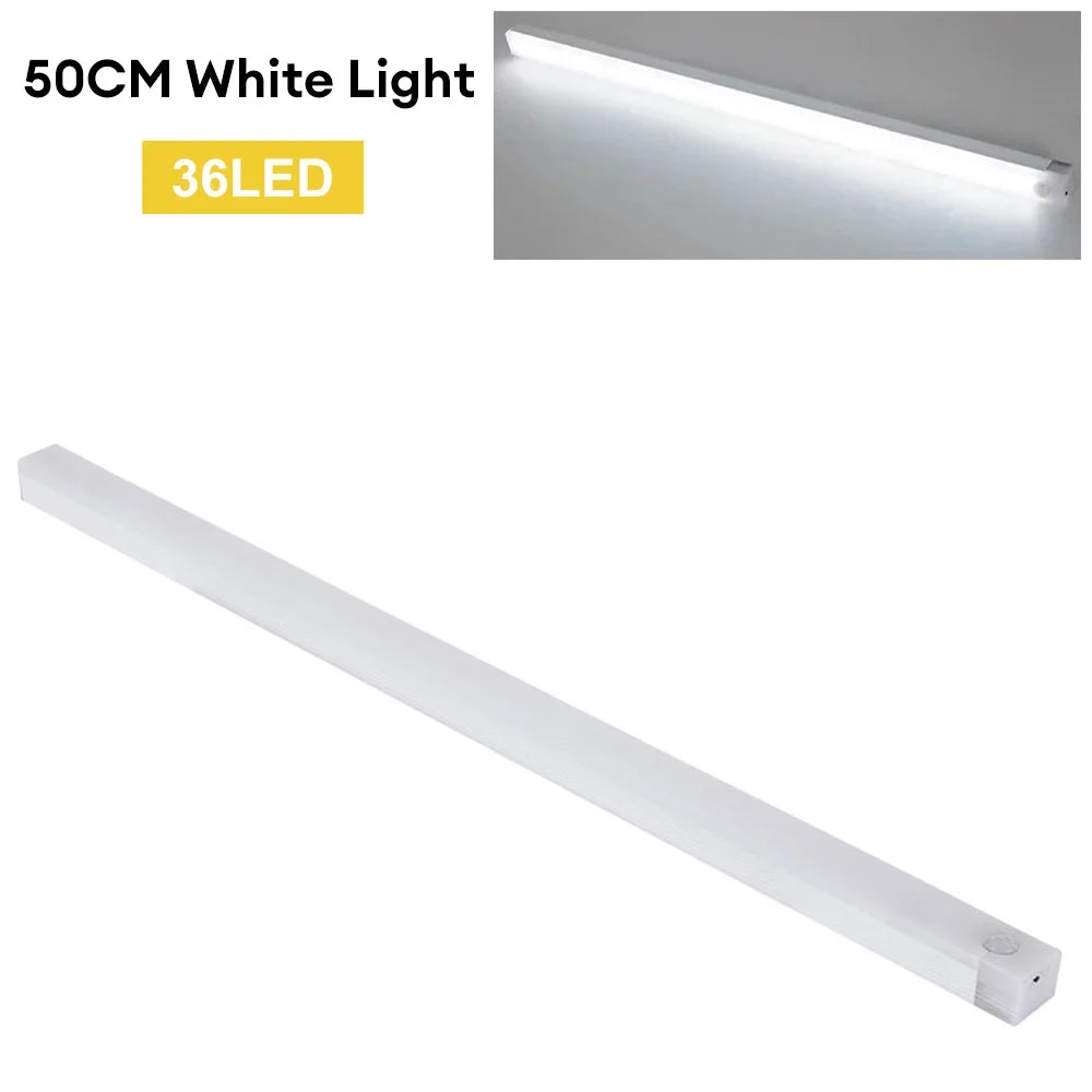 LunarBlend Motion Sensor LED Light – USB-C Rechargeable Wireless Cabinet Light (10–50cm)