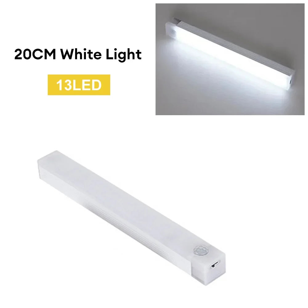 LunarBlend Motion Sensor LED Light – USB-C Rechargeable Wireless Cabinet Light (10–50cm)