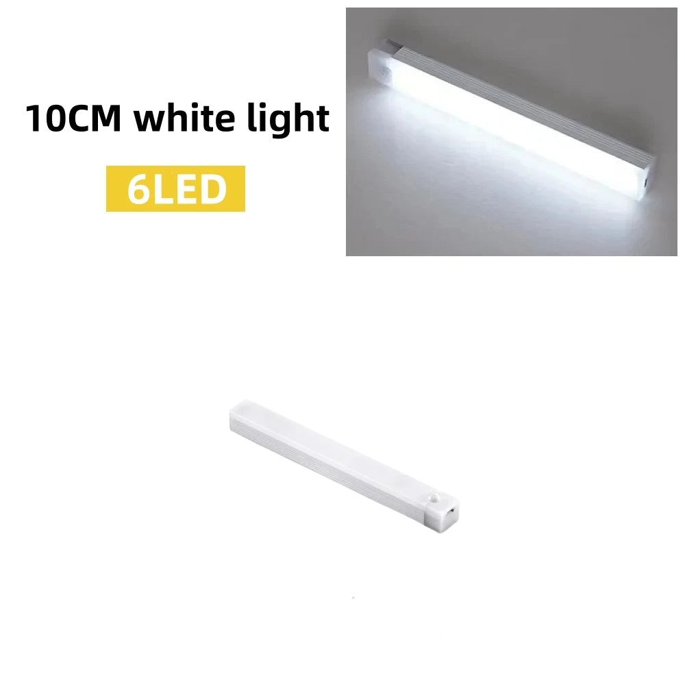 LunarBlend Motion Sensor LED Light – USB-C Rechargeable Wireless Cabinet Light (10–50cm)